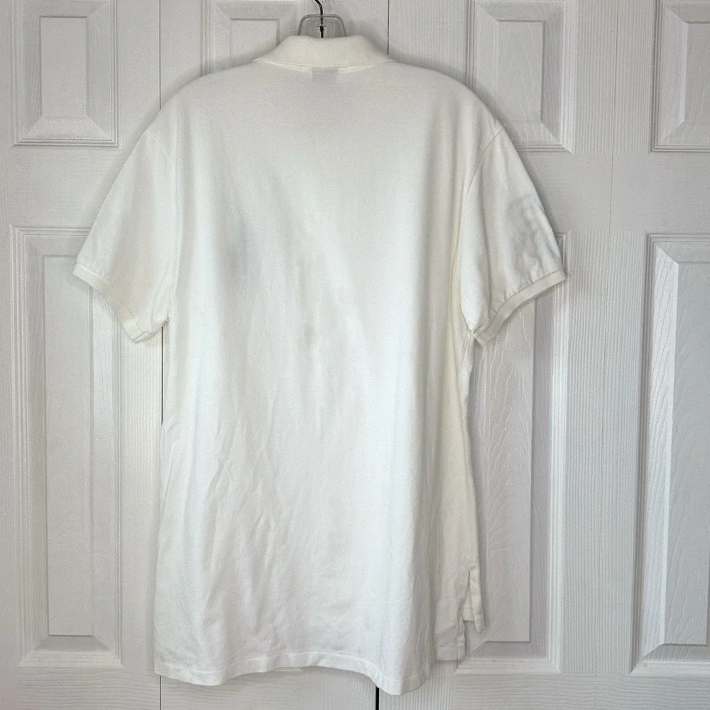 Polo Ralph Lauren Men XL Custom Fit White Big Pony Short Sleeve Polo Shirt NWOT
